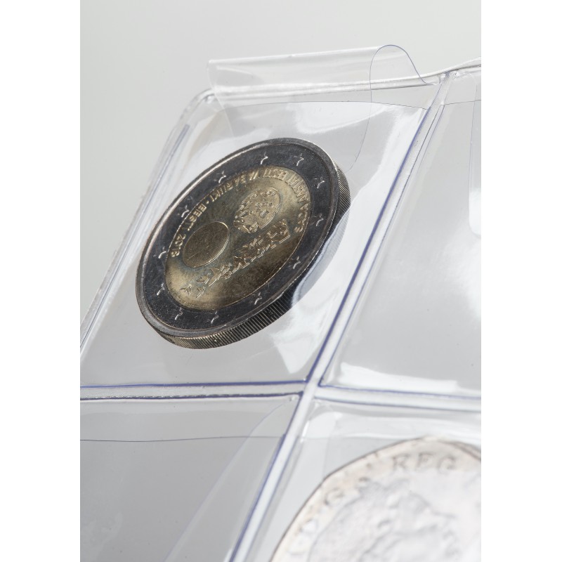 Münzhülsen 300 Stück 1 Cent bis 2 Euro oder gemischt - Securina24® (10 Cent  - 300 Stück) : : Bürobedarf & Schreibwaren